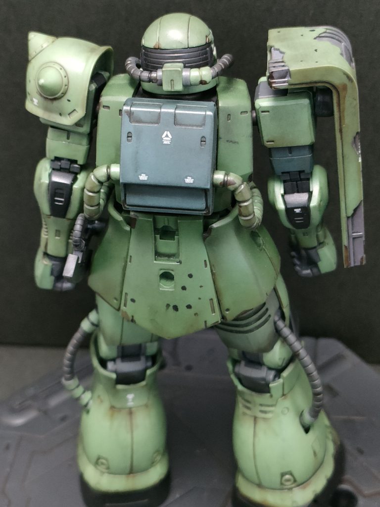 バックショットです!!下腿は激しめに汚してみました〜雨だれは癖になりそう🤗✨大分成形色っぽさは抜けたかな?🤓