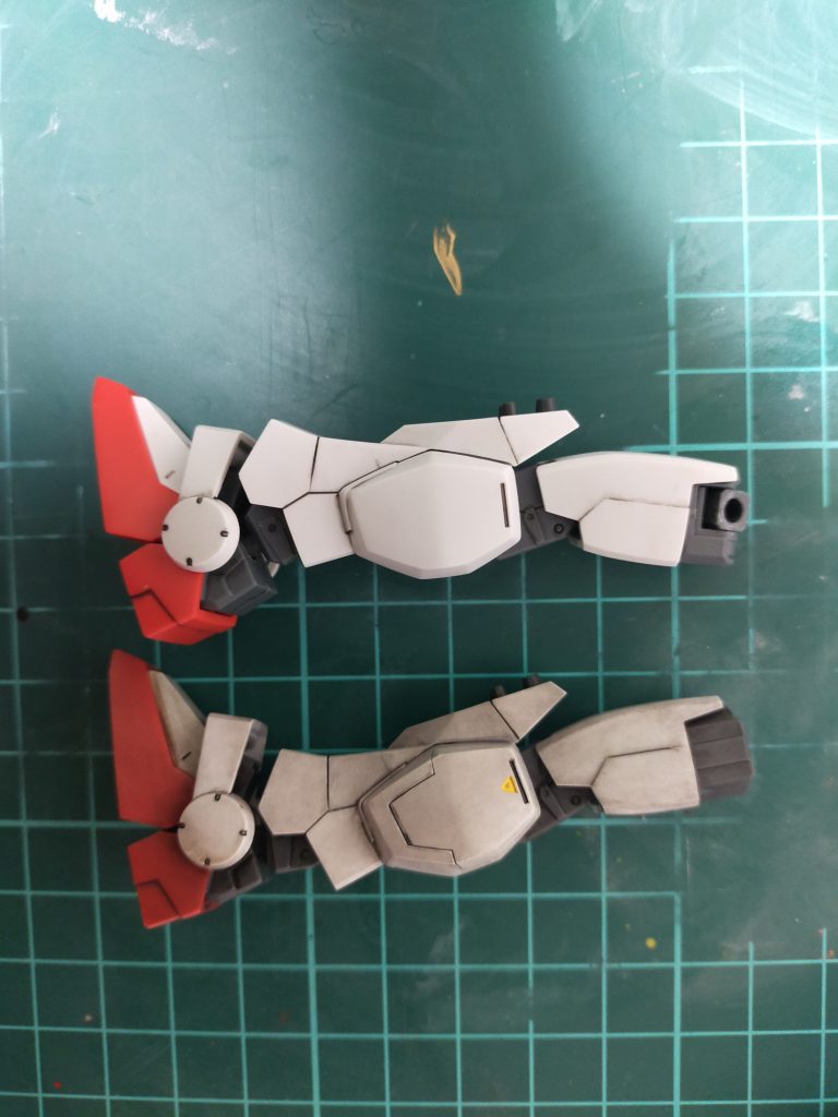 ウォッシングをする前とした後です。もう少し暗めのマーカーでやっても良かったと思いました。