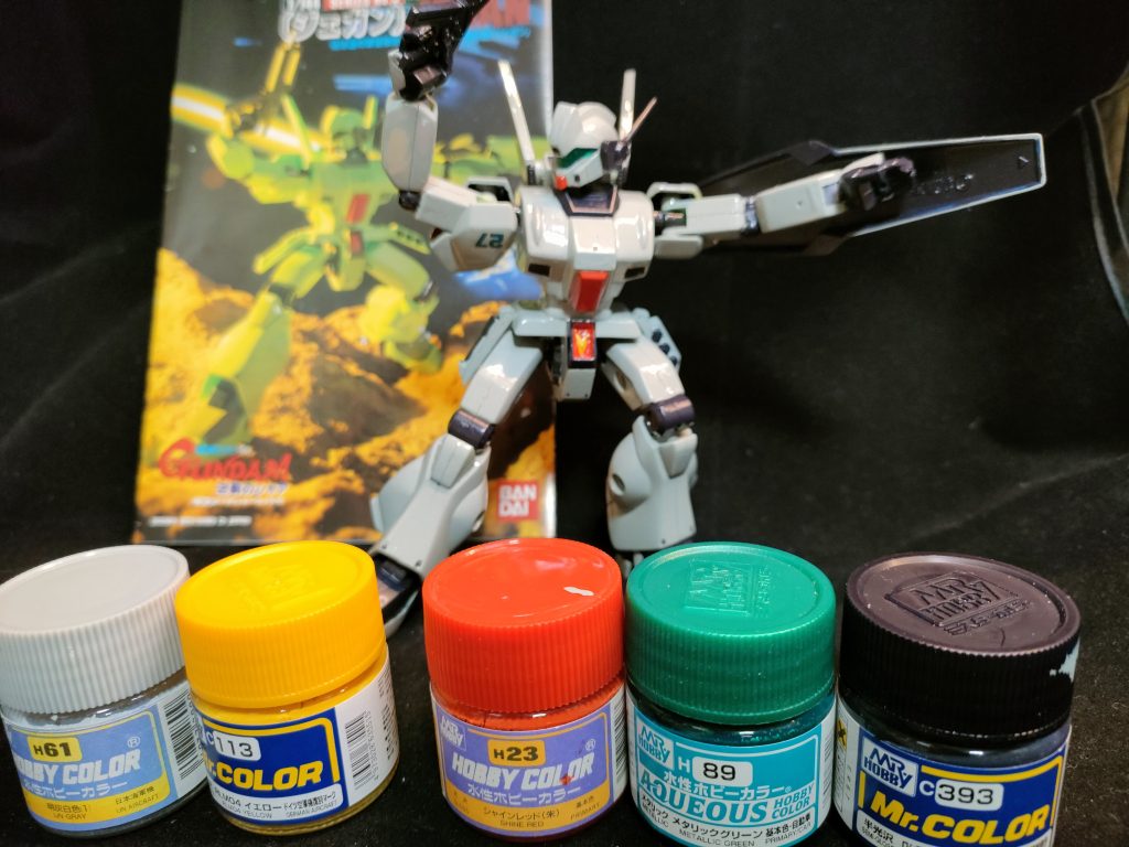 今回使用したのはこの5色。備忘録です。見て頂いてありがとうございました。よければ気軽にコメントなども残して頂けるとうれしいです。