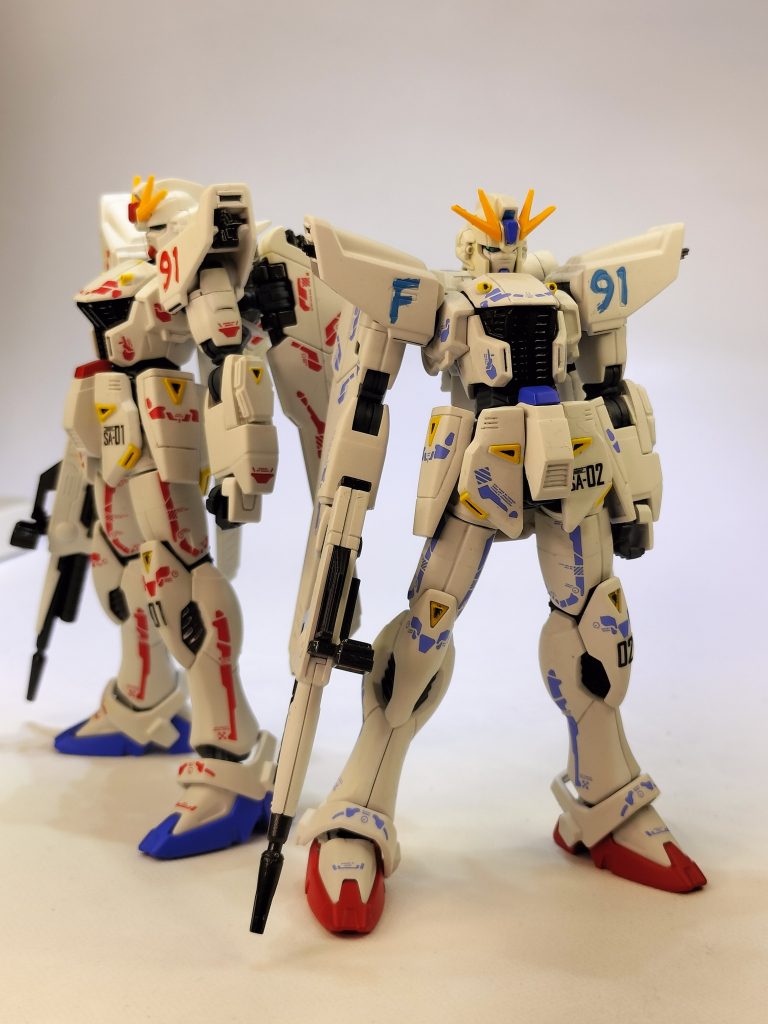 ガンダムF91ヴァイタル1号機＆2号機–2枚目/制作者：ぐりぐら