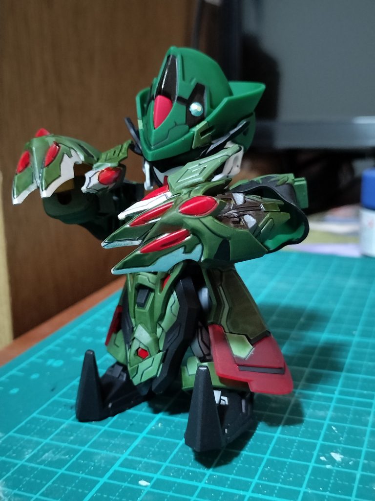 軽装フォルムは、ガンダムダゴンと命名。ダゴンもクトゥルフ神話に出てくる怪物です。深き者共の長なのだとか。まぁ，半魚人みたいなものです。