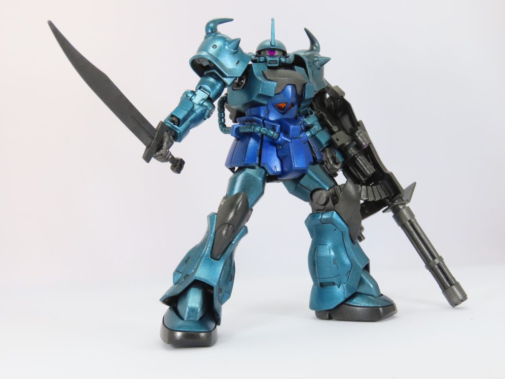 HG グフカスタム　メタリック塗装–5枚目/制作者：Gタクヨ