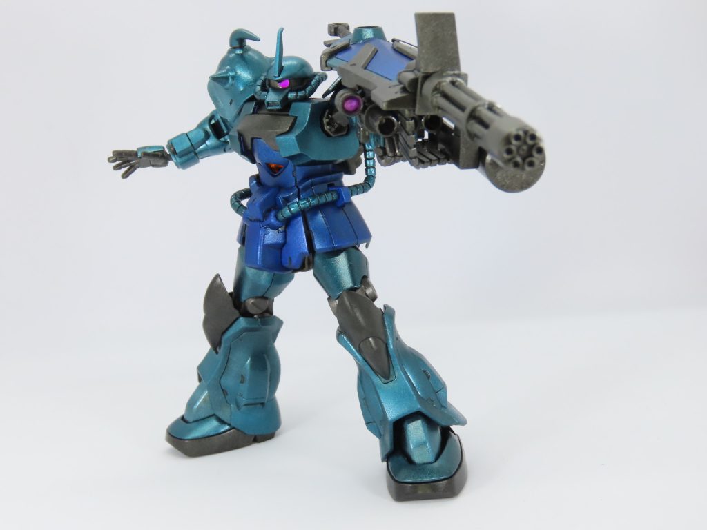 HG グフカスタム　メタリック塗装–6枚目/制作者：Gタクヨ