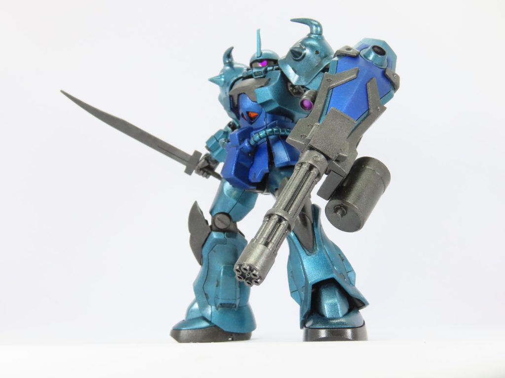 HG グフカスタム　メタリック塗装–8枚目/制作者：Gタクヨ