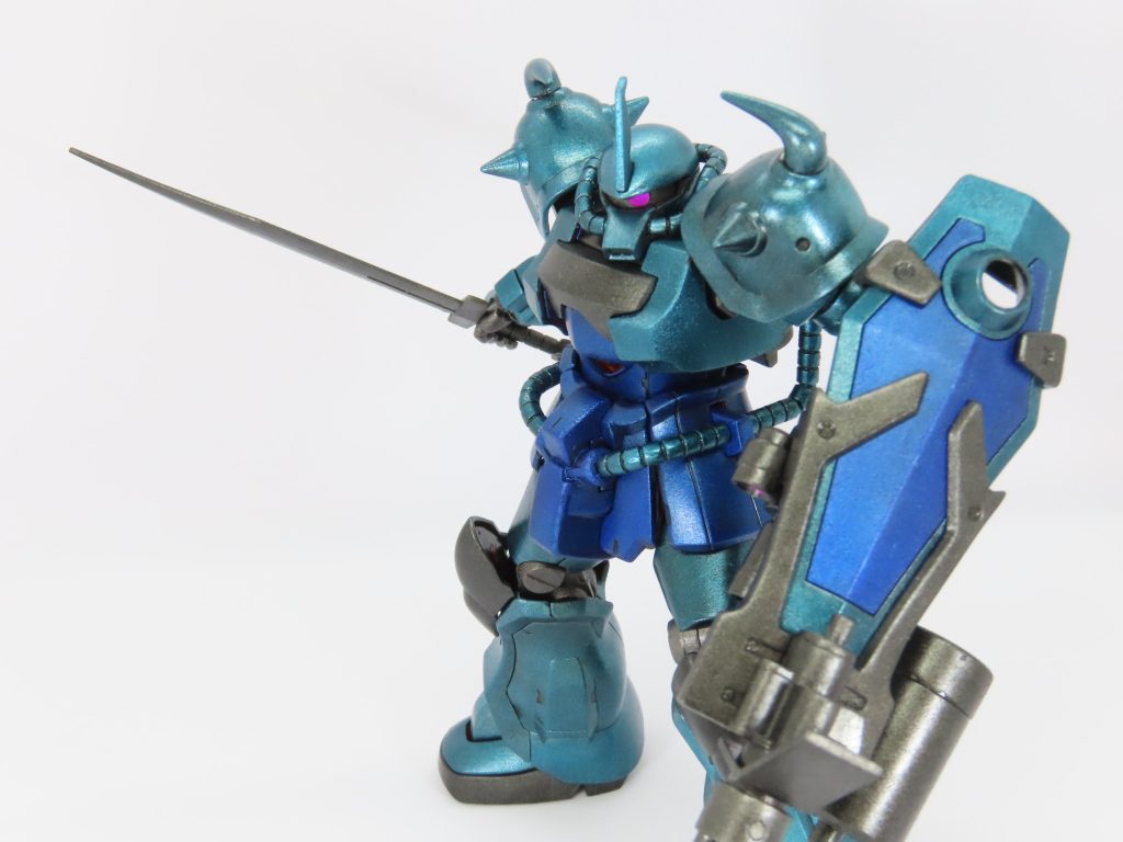 HG グフカスタム　メタリック塗装–9枚目/制作者：Gタクヨ