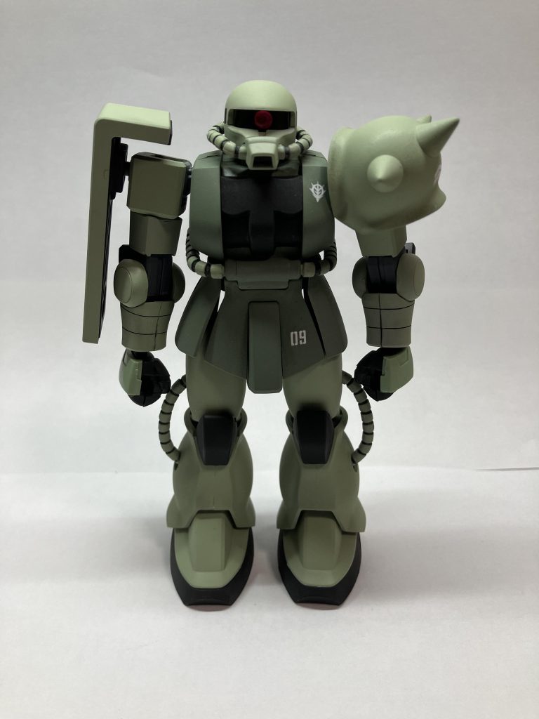 正面です。  腕は段落ちモールドにしました。