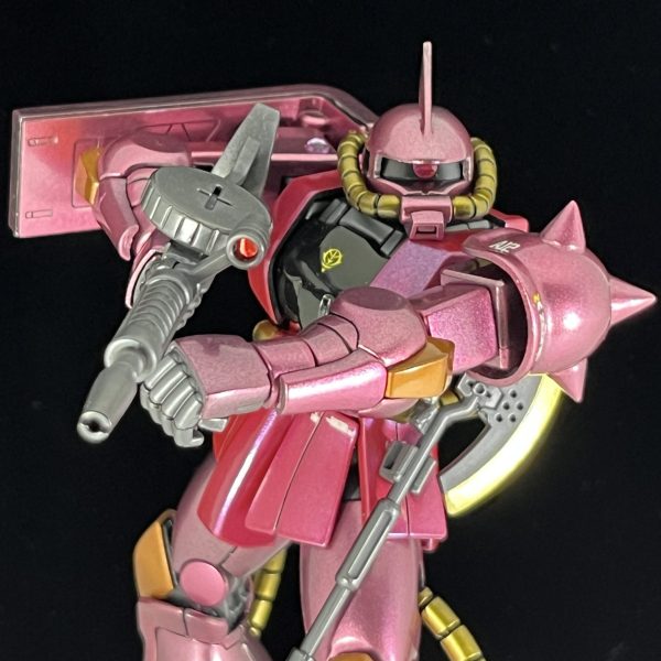 HGシャアザク ギラギラピンク