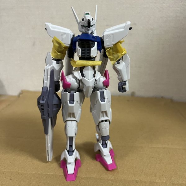 F91とルブリス ミキシング計画腕はランナー使って接続に成功腰はどうするか検討中頭はF91をルブリス風に加工する事に（1枚目）