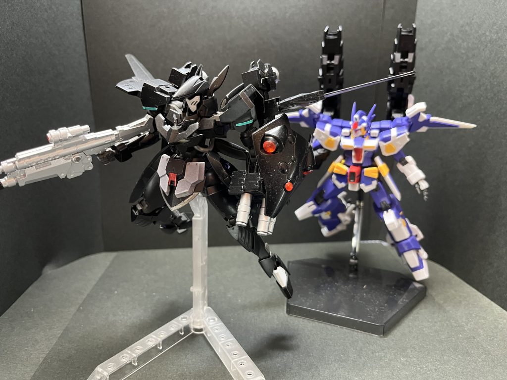 〜パーソナルトルーパーチーム(オリジナル)〜ヴィレッタ『味方部隊が道を開いてくれた。このまま突入する!ゲシュテル、ジェターク社チーム続け!グエル『了解だ!スレッタ、フェルシー、チュチュいけるな⁉︎チュチュ『あったり前だろ大将!あーしらに任せろよ!フェルシー『いけます!(あの機体はテロリストの…それに嫌な予感がする…スレッタ『はい!貴方がくれたディランザもいます、大丈夫です!次回、突入組戦闘編へ