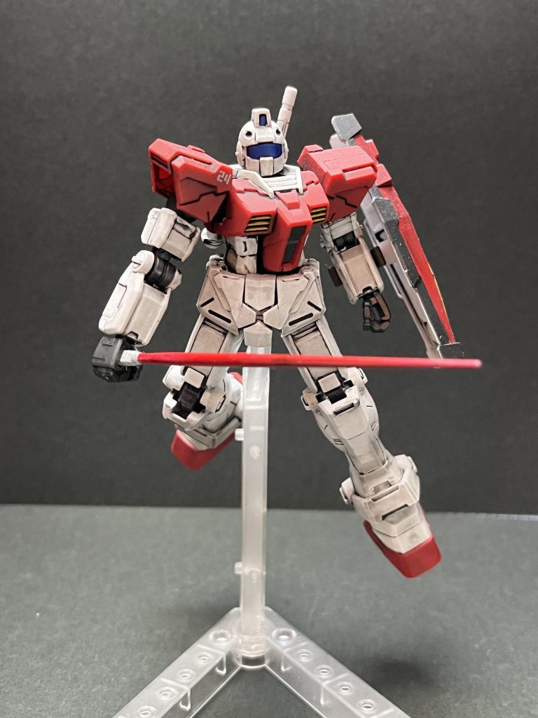 サーベル抜いてるのにラックにあるのは…(´・ω・`)Gフレームはそこが一体型だから🥺パックパックごと外して撮影すれば良かった💦