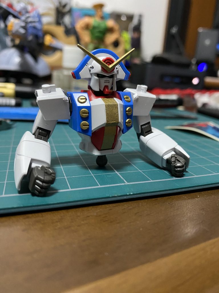 上半身完成時ブレードアンテナもエッジ化しております