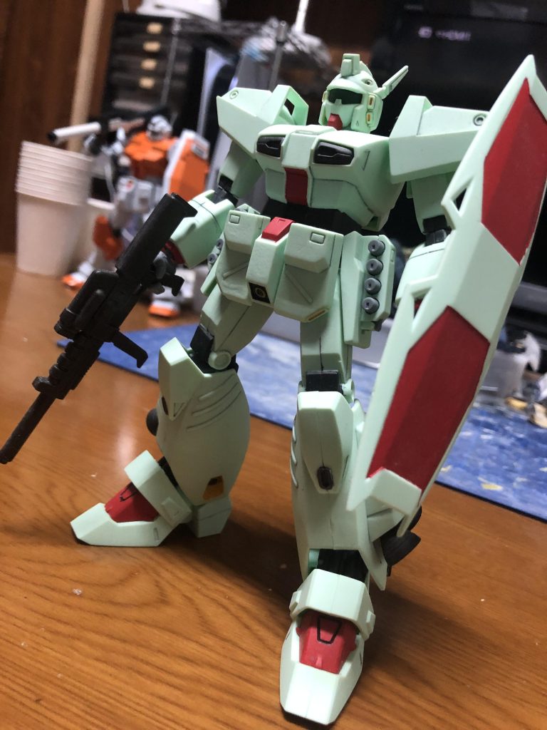 RGM-109 ヘビーガンです。筆塗りで部分塗装してます。