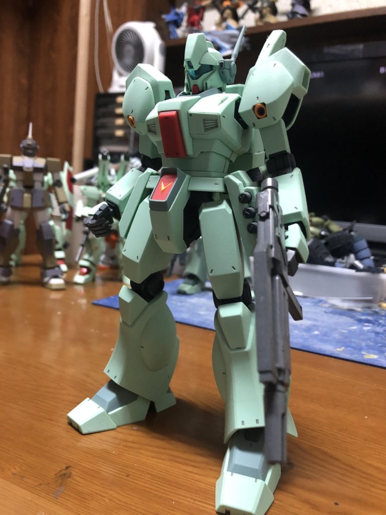 RGM-89 ジェガンA型です墨入れと艶消し仕上げです。