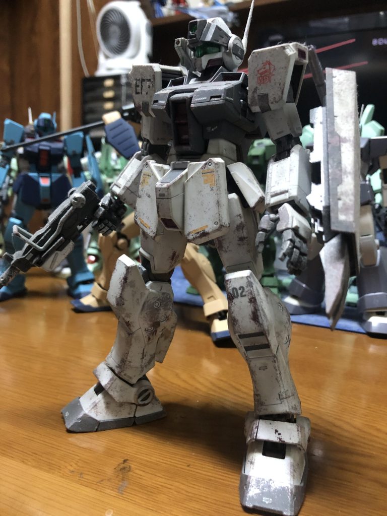 RGM-79SP ジム・スナイパー2WD隊仕様です友人が作りたいって言うから任せたらこうなりました。