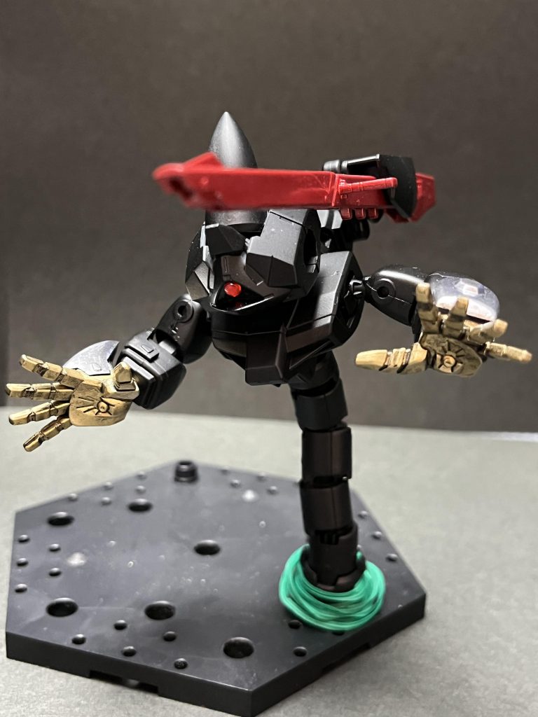 デスアーミー改頭だけじゃ寂しいので余りパーツも使ってゆく独りぼっちは寂しいもんな(´・ω・)