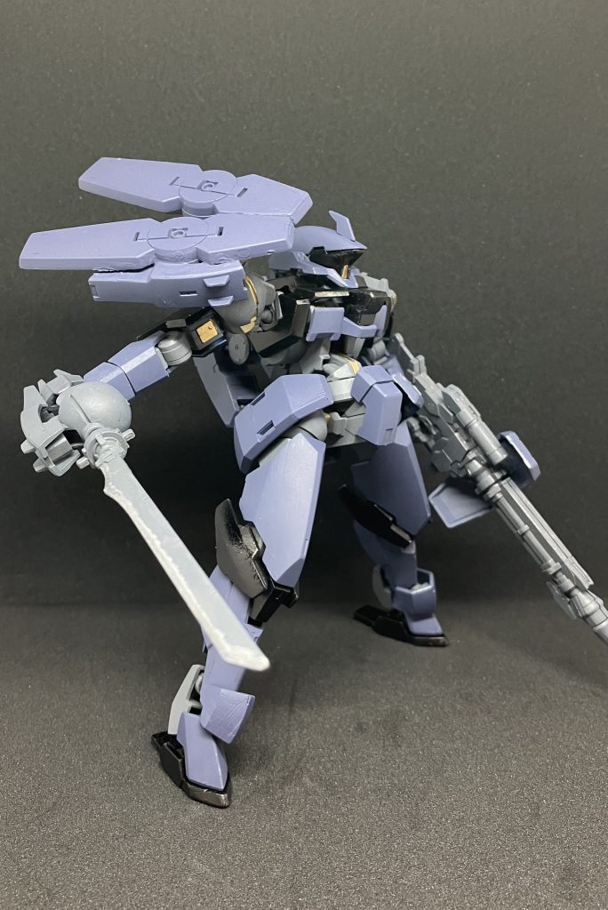 武装②ツインパイル改・太刀色んなジャンク品を組み合わせた。ちょい苦労した