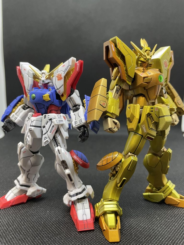 GフレームとHGを同時に作成Gフレームはモールドバキバキでカッコいいです
