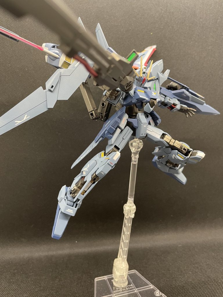 バックウェポンを起こして高速戦闘形態もうこの辺はジャスティスそのものになってしまいましたトゥー、ヘァー、もうやめるんだって声が聞こえてきます笑