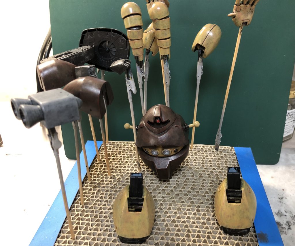 塗装4回目3回目の写真は撮り忘れ