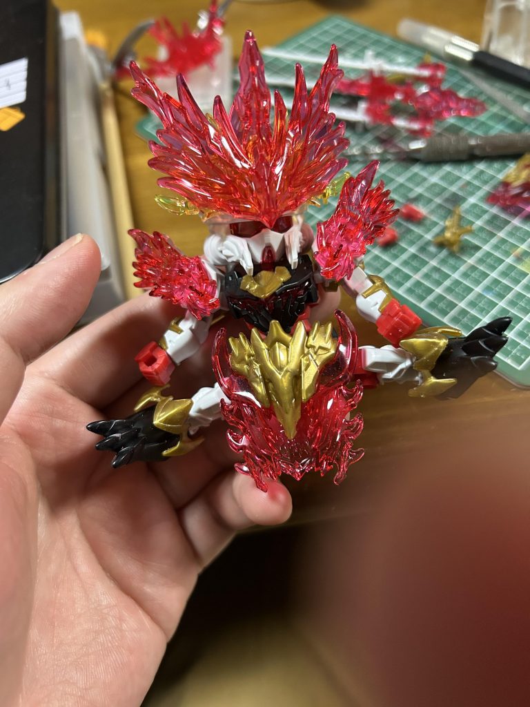 開脚できるんだぜ┗┐<(^ω^)>┌┛サイドアーマ付けるとあんま出来ませんけど…(^^;あ…指入ってるわ…💦