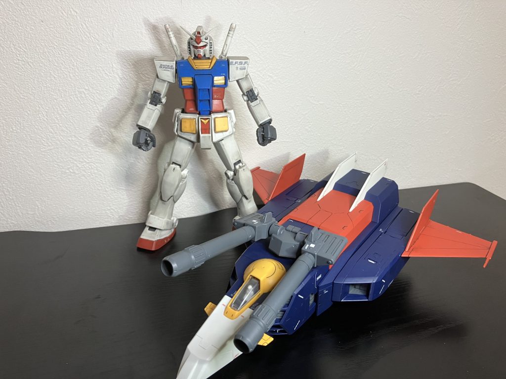 そして同時進行していたGファイターGファイターはデカールとトップコートだけです