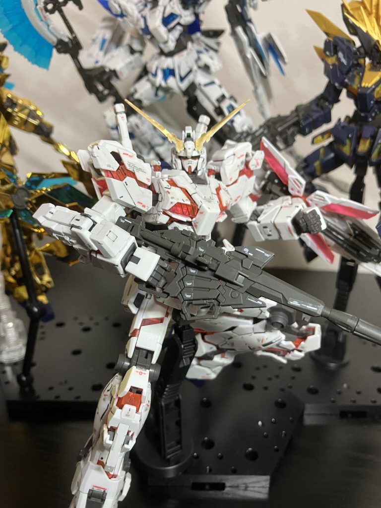 そして、最後本命のユニコーンこちらはdmmにより予約してたのがやっと届いたって感じですね長かった、そして4機全て揃ったもうユニコーン系はこれで満足最後まで見ていただきありがとうございました!