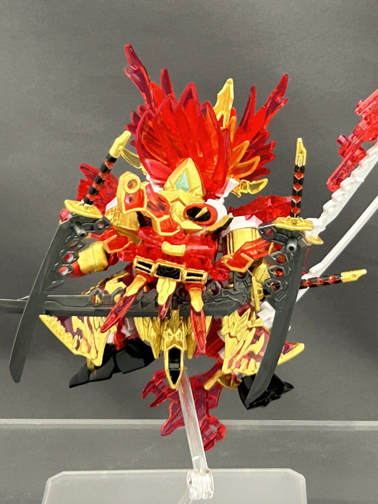 後ろ後ろはあまり設定画像無かったので、webやSNSなどで画像漁りながら塗り分けました🖌刀の目貫(持ち手部分)は設定では真っ白なんですが、レッドフレームの刀を参考に黒と赤でそれらしくしましたよ🙋♂️