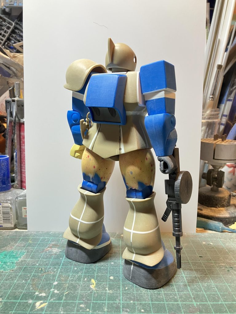 旧キット1/100 リアルタイプ 旧ザク–4枚目/制作者：蒼き鷹