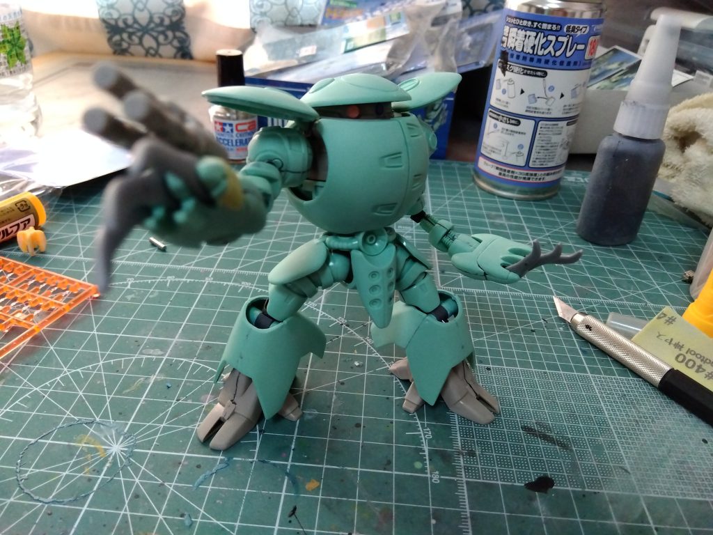 一回、仮組みしました。何てか、この状態はこの状態で割りと好みですね〜😺