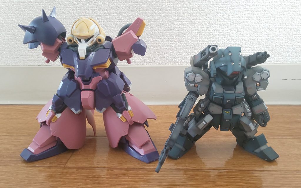 最後に塗装前と前作比較。