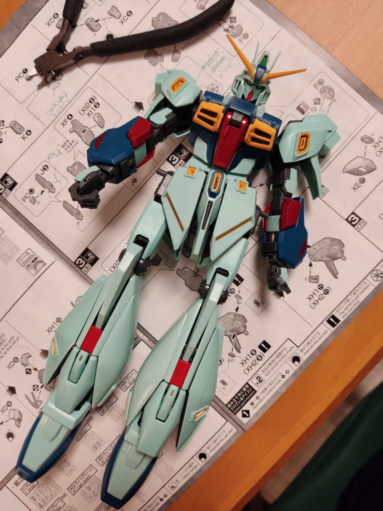 素組み状態です。デカールもまだ貼っていない無垢な姿。