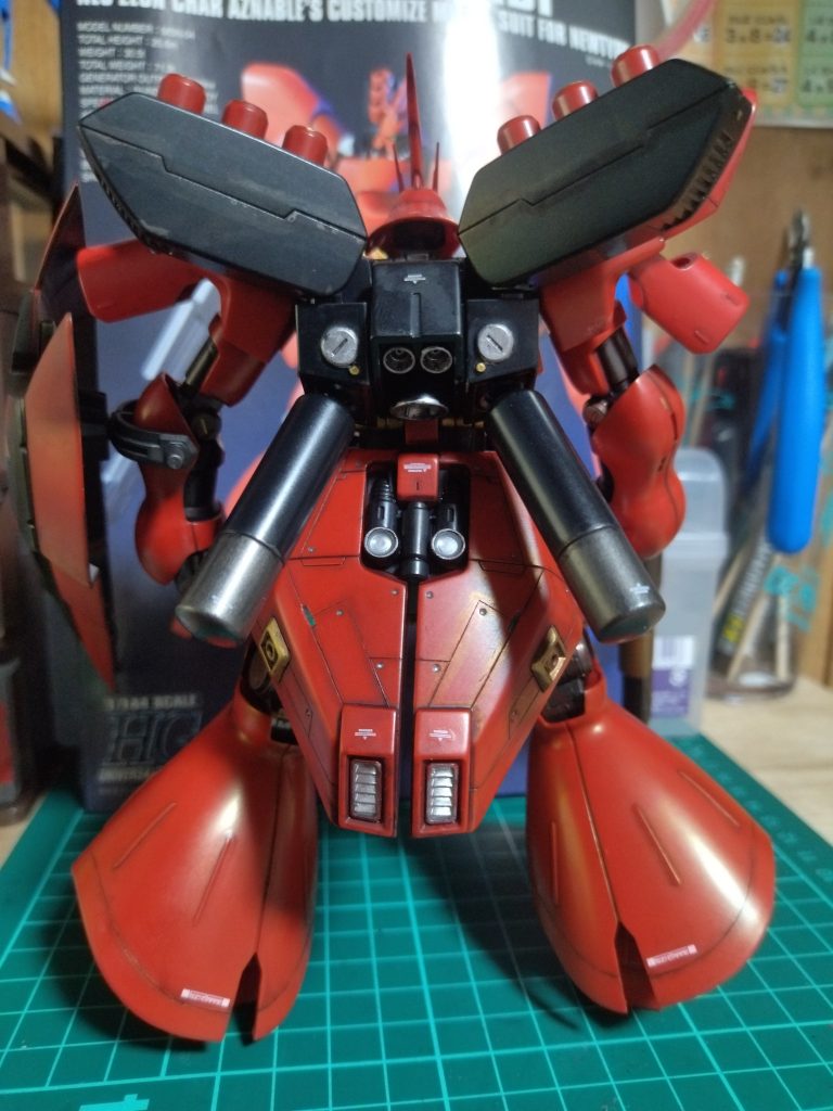 【バック写真】やはり足元、バックパックの改造が少なく物足りなく感じます…