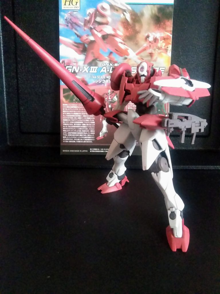 2008年発売のこの子、この他に｢連邦仕様｣の青いカラーリングが存在します😊　　　　     自分は所持してませんが、カラーリング以外は変更はないと思います😁『GN ランス』