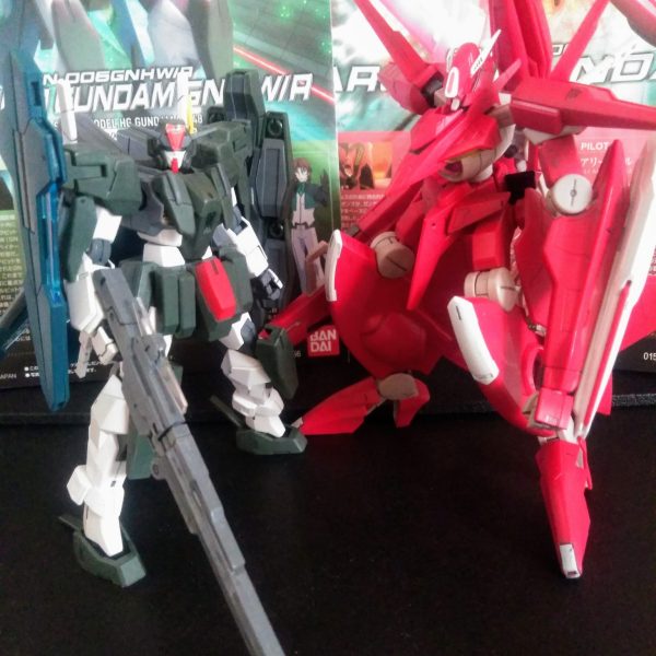 HG ケルディム ガンダム GNHW/R & アルケー ガンダム