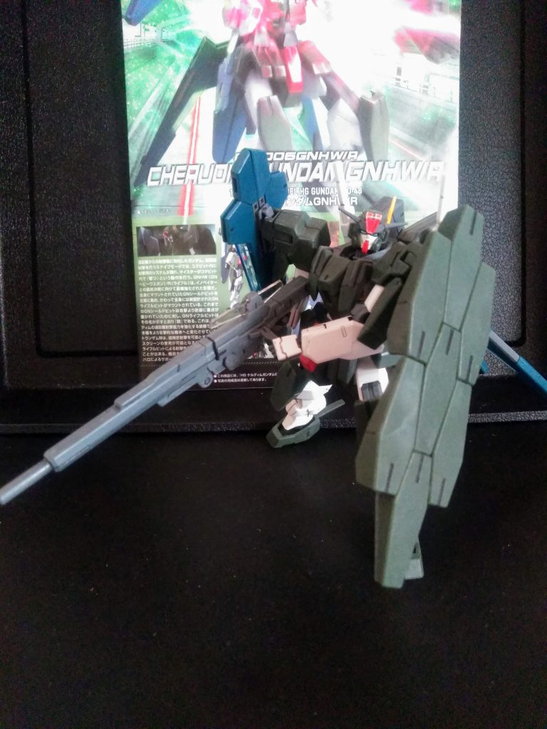 『GN スナイパー ライフル Ⅱ 』この手の武器はホント燃える🔥 折り畳むと『三連バルカンモード』になります😁