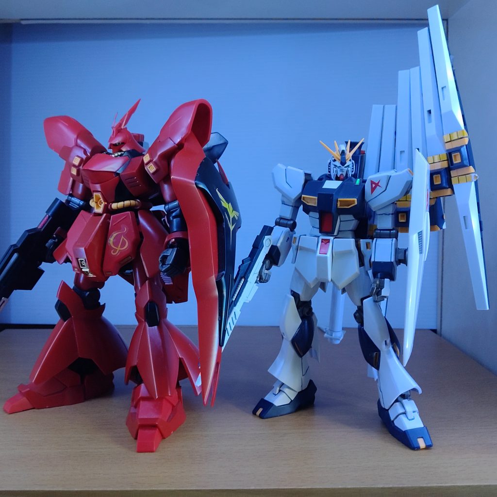 HGニューガンダムとのツーショット