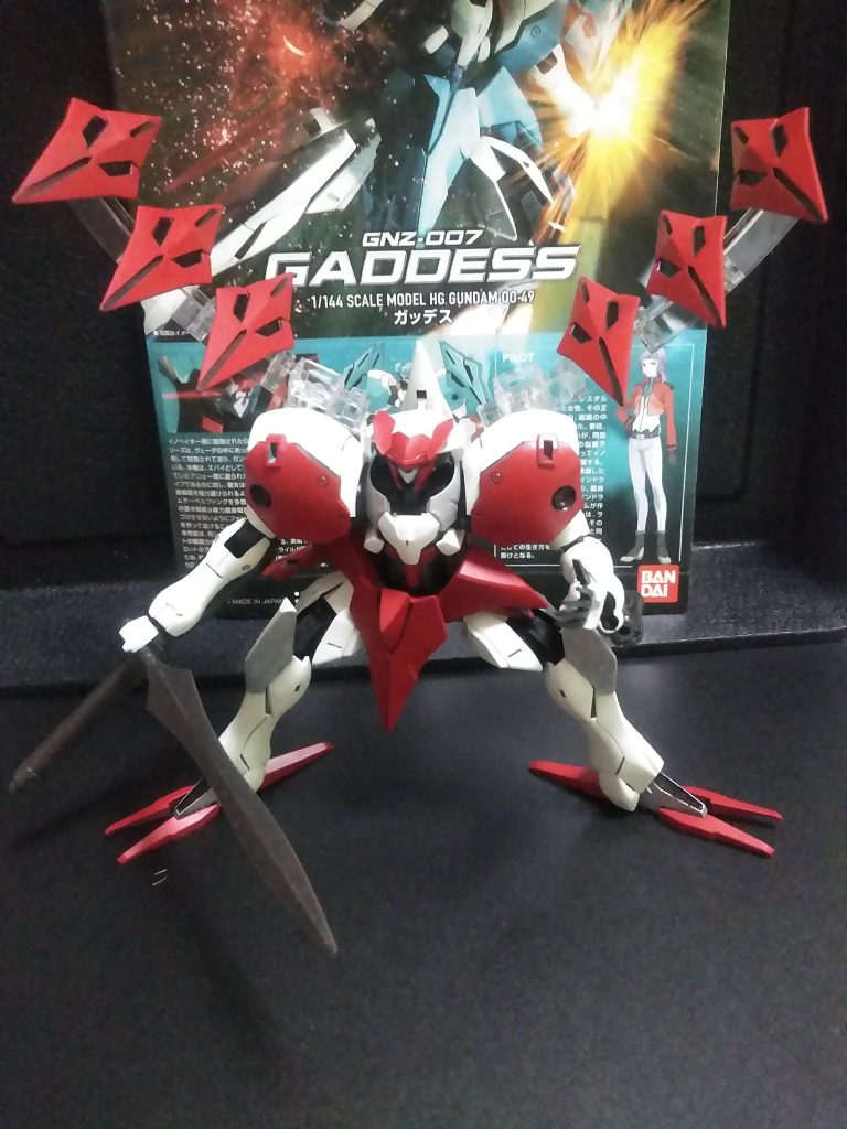 そんな訳で『ビーム ファング展開!』専用支柱が付属です😆この『アニューさん』のお話、切なかった思い出😭