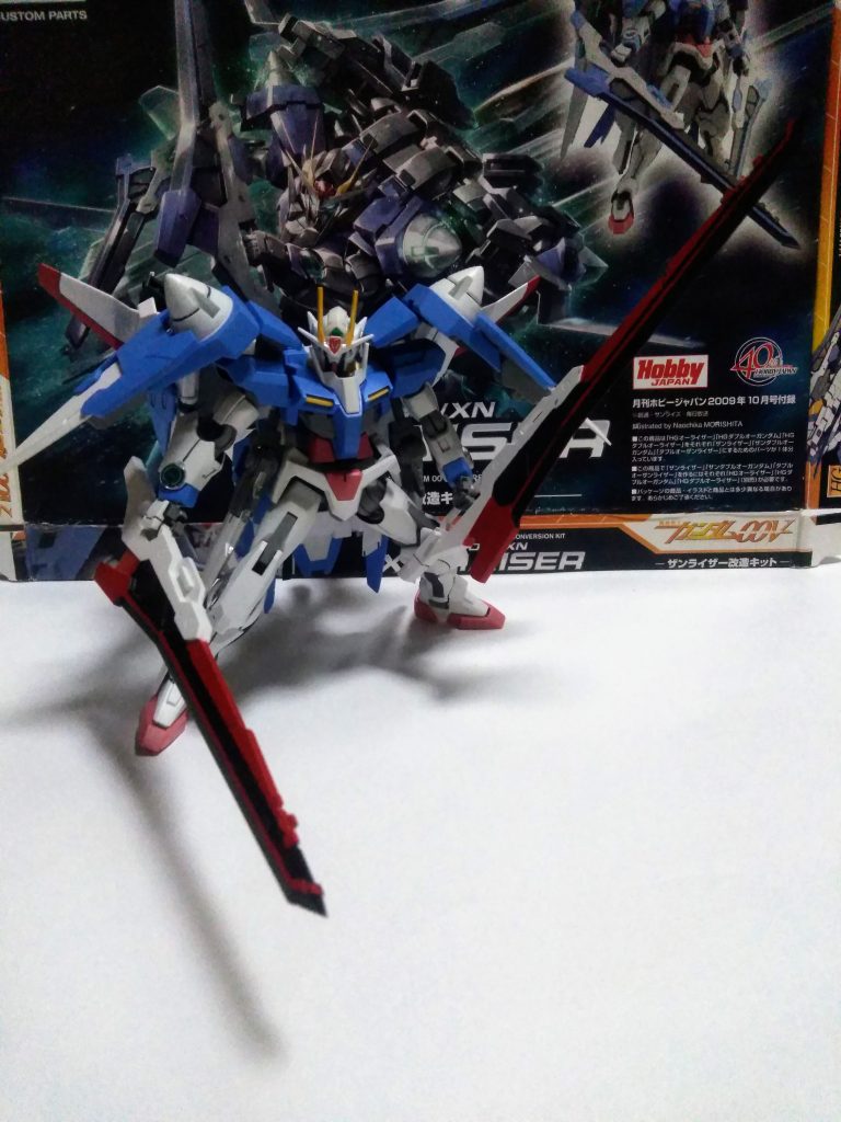 ハイ。皆大好き💕『ドデカ刀剣二刀流！』　例によって、見映えはいいけど取り回しが困難😖 