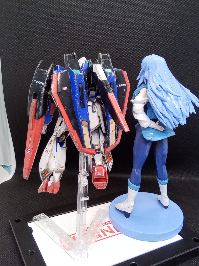 HG Zガンダム+ルー・ルカ(フルスクラッチ)–3枚目/制作者:streifen