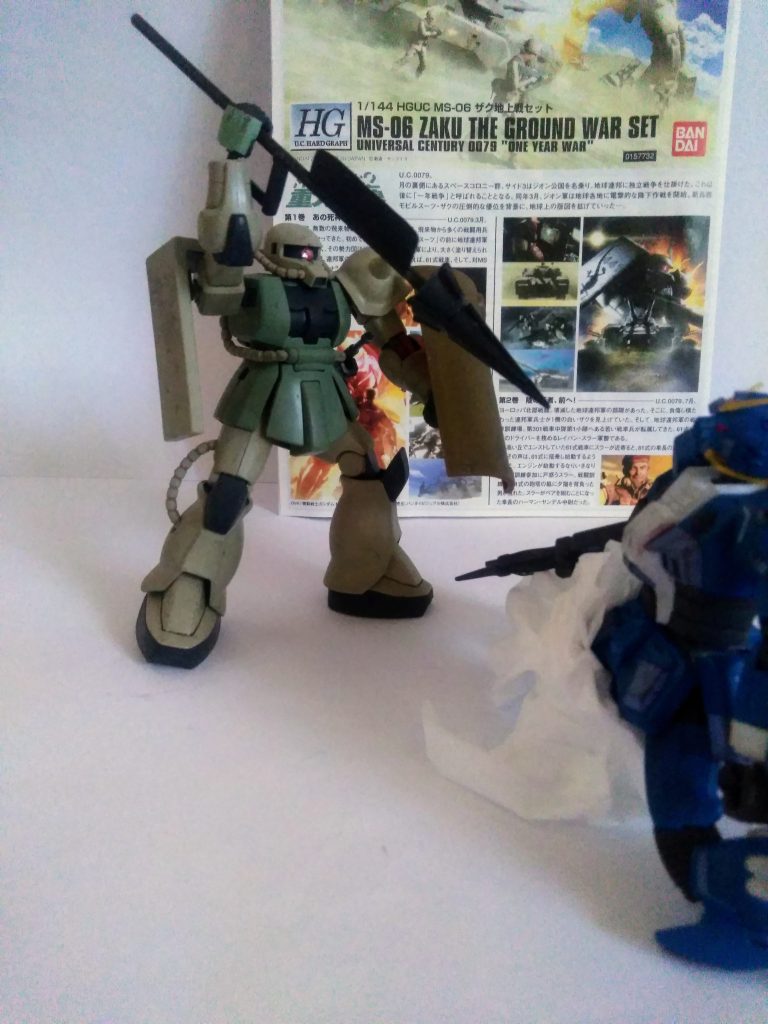 然る後に、コックピット又は駆動機関等をピンポイントで破壊します!😲『電磁ランス』にて追撃😖