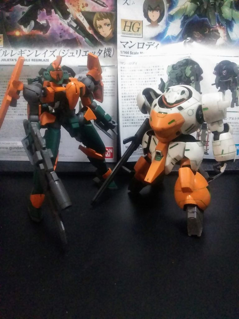 HG レギンレイズ & ランド マンロディ