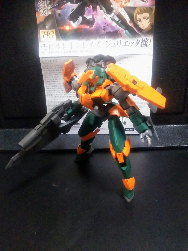 ハイ。レギンレイズとなります。今回も懲りもせず、チョッと盛ってみました😊