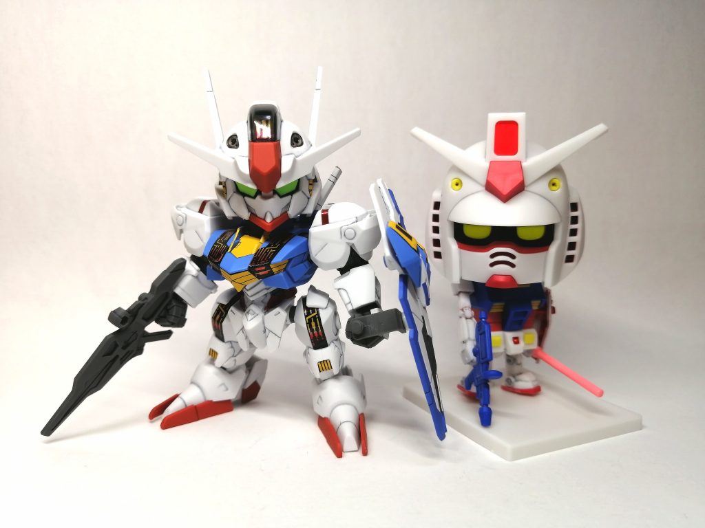 最近作ったガンプラくんといっしょに。最後まで見ていただき、ありがとうございます😸