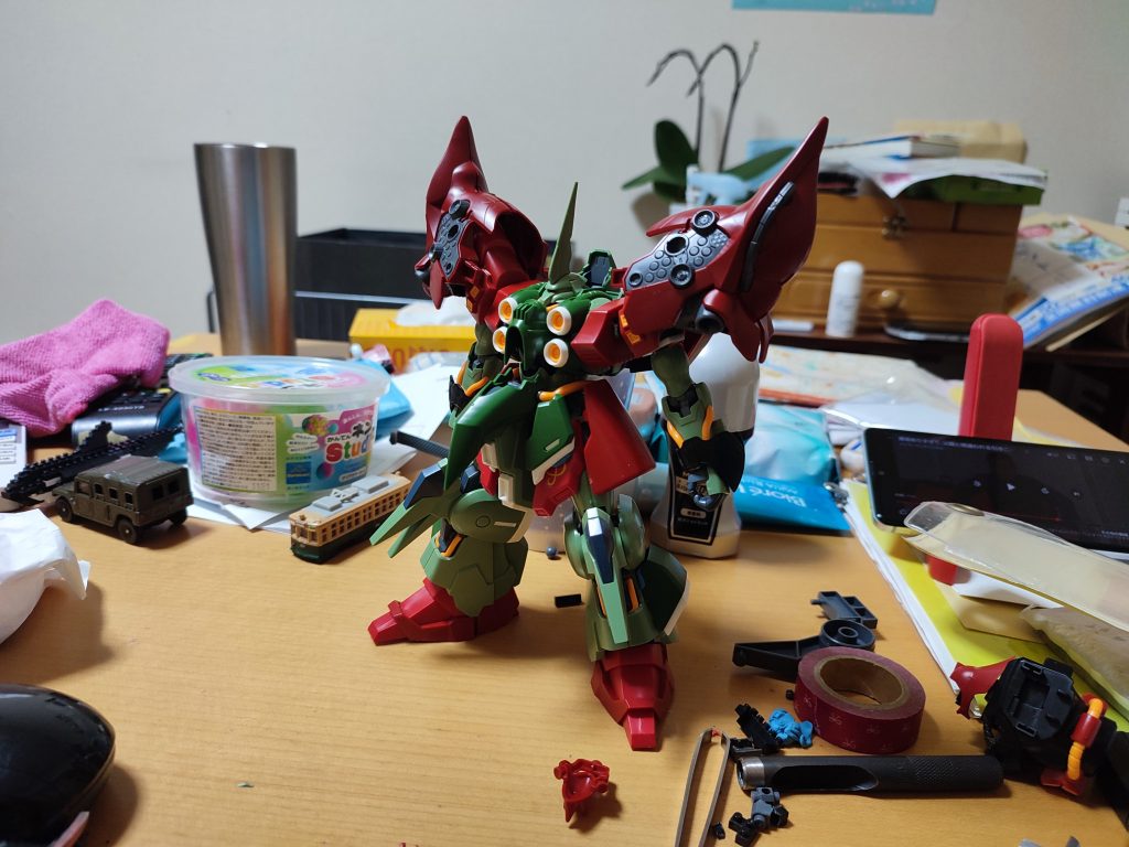 スタイルの延長前、クシャトリヤ自体はかなりズングリムックリした体型でした