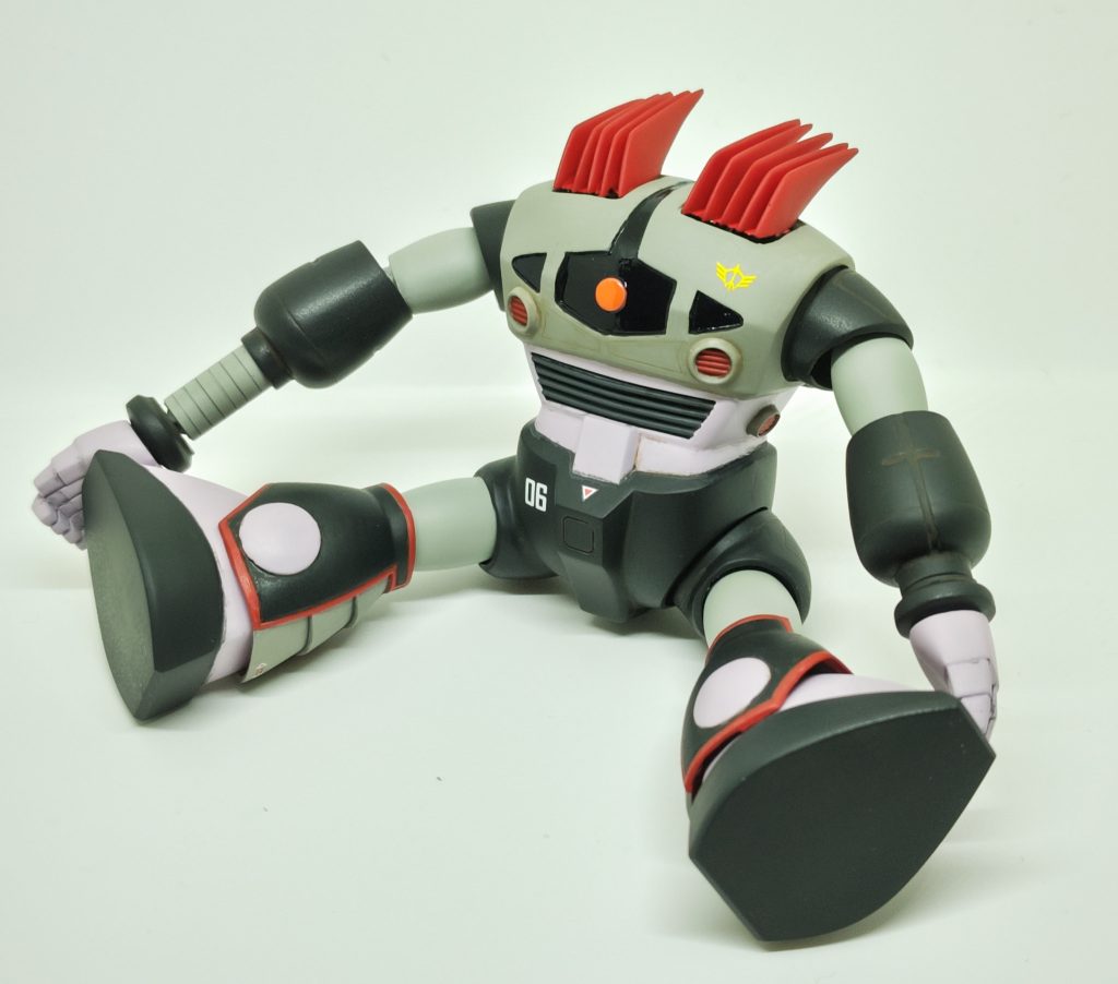 今回の経験を活かして、いつか旧キットをフルアクションモデルにしてみたいと考えています。いつも固定ポーズにしちゃうんでね。