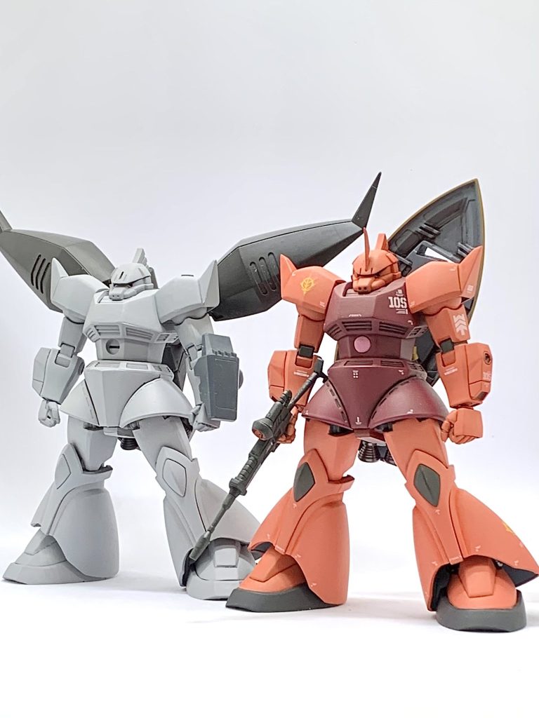 基本的なプロポーション取りは一緒。