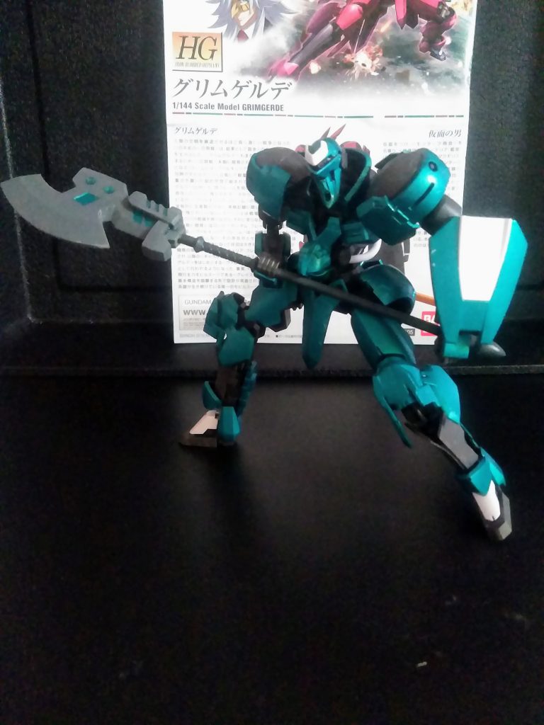 鉄血二期最終回に登場する『処刑人のようなグレイズ』に影響を受けて作成です😁