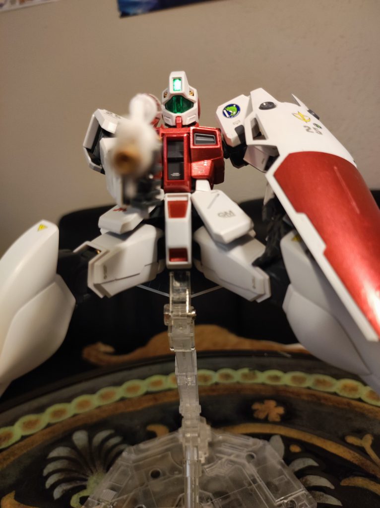 モビルアーマーも同じく、落ちろ!! (ポーズは UC 0081 のムービーを参考にしました)