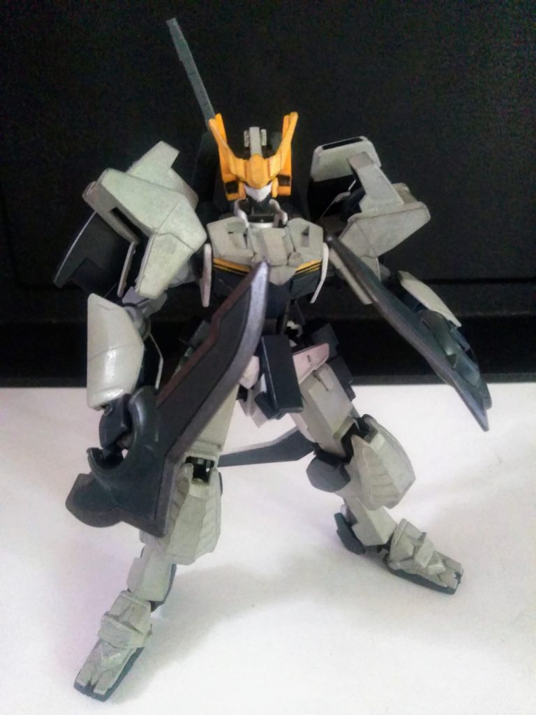 という訳で目は赤く塗って有るのですが全く解りません😭D戦記より『ダークパンドラのナントカ?エッジ × 2』上の銃器は『M,S,G,のショット ガン』