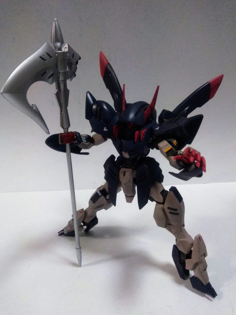 中古屋さんより身請けしてきましたこの子😊非常にキレイな状態で完成していたのでウェザリングとトップコートを行っただけの状態です😁『頭部装甲展開』状態😍